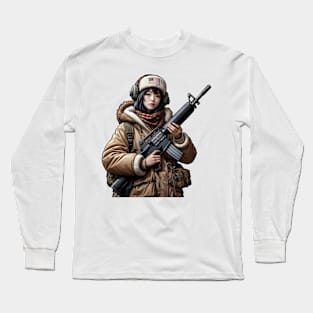 Tactical Girl Long Sleeve T-Shirt